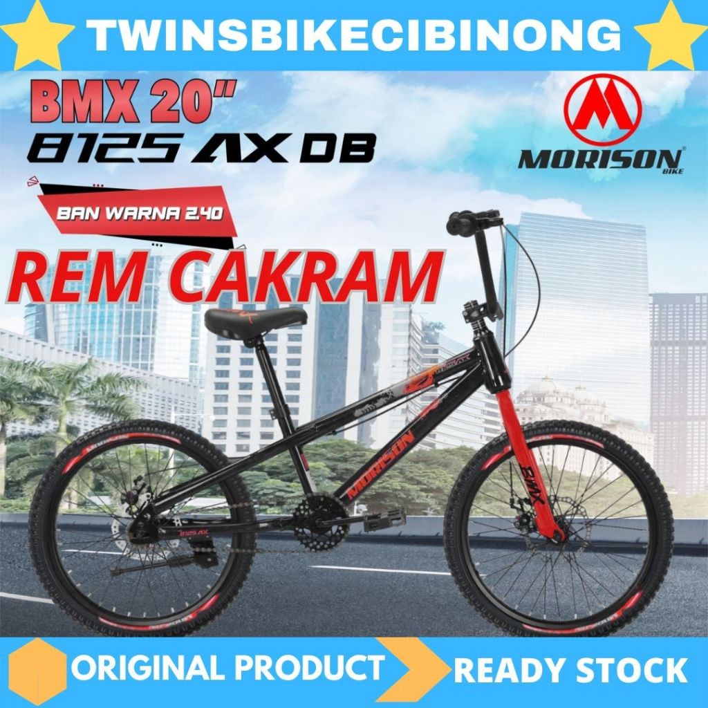 TREA Sepeda BMX 20 MORISON 8125 AX 3.0 ban jumbo OVERSIZE