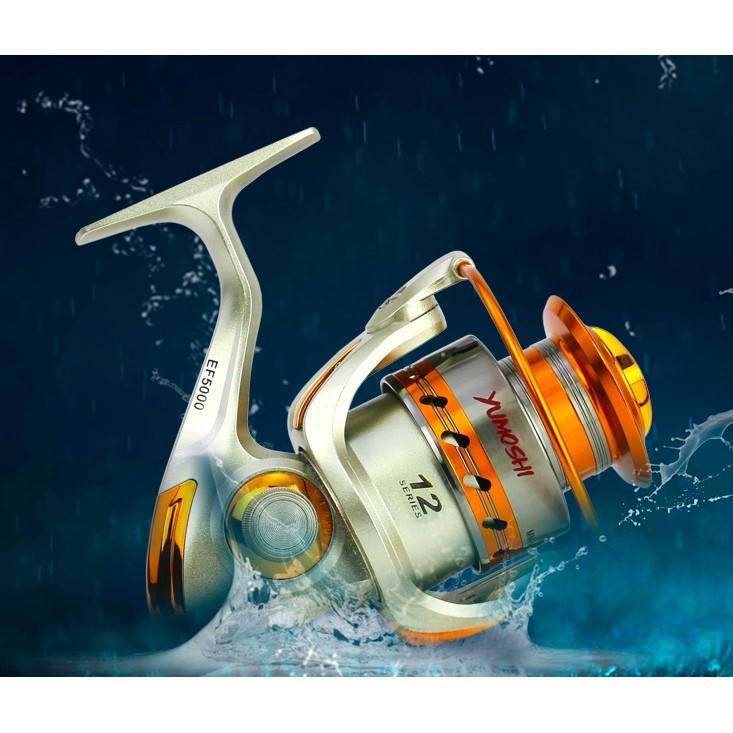 ID REEL PANCING YUMOSHI SPOOL METAL UKURAN BESAR EF7000 EF8000 EF9000 12BB