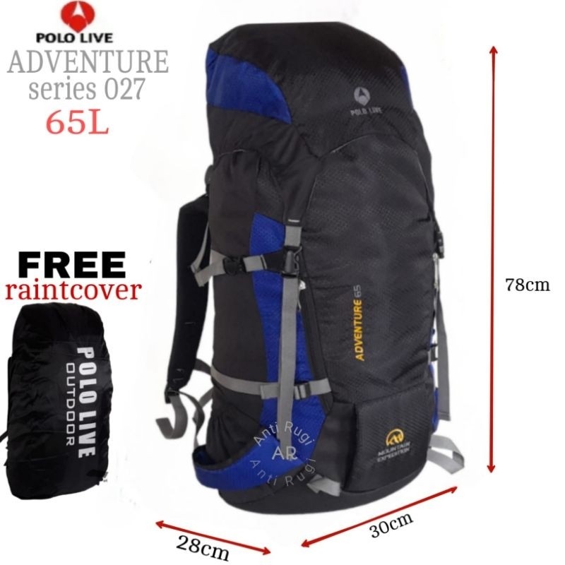 Tas Gunung Tas Caril Tas Mendaki 65L Seri 027 DW