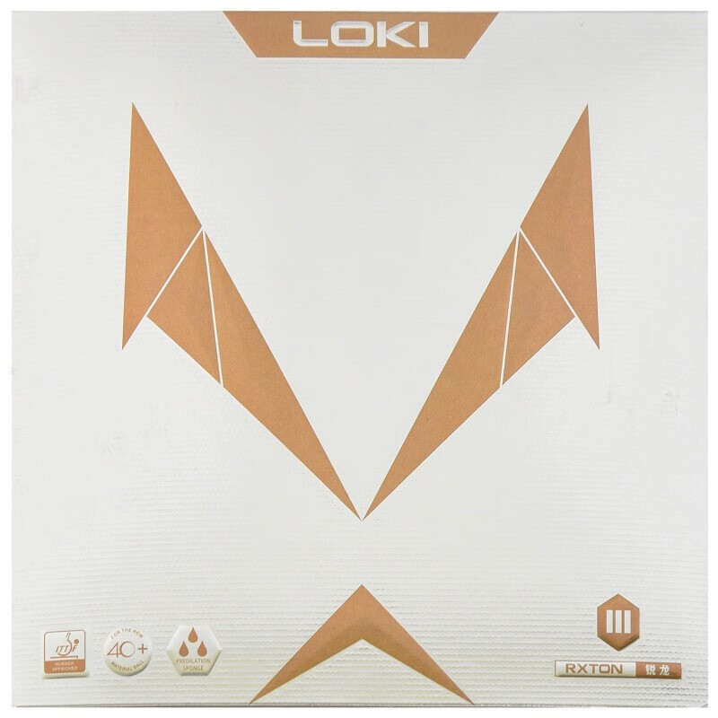 Original Loki Rxton 3 Table Tennis Rubber Sticky Loop Spin Offensive Rxton-3 Ping Pong Sponge