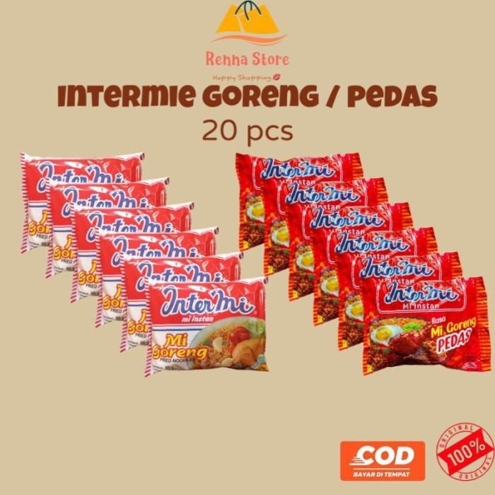 

Ready JT TERLARIS!! INTERMIE GORENG/ PEDAS 60GR (ISI 20PCS) BEST SELLER