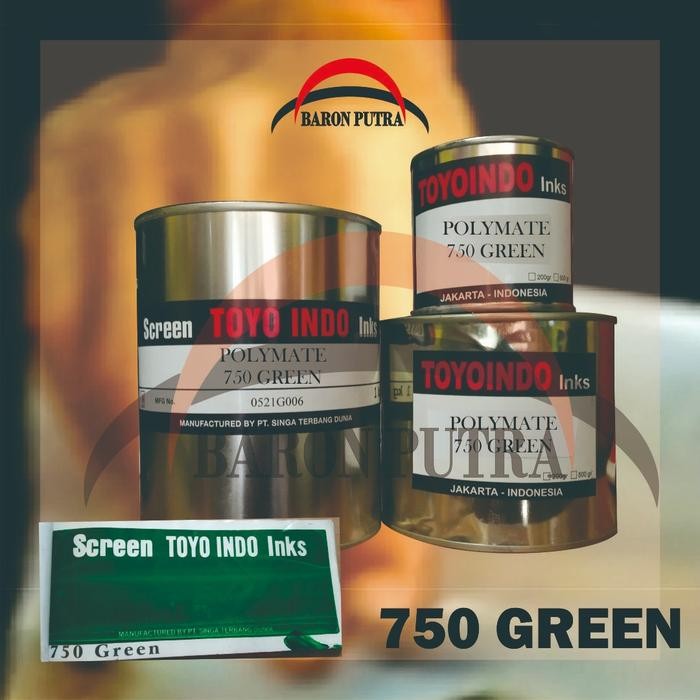 

TINTA TOYO POLYMATE 750 GREEN 1 KG (TINTA SABLON PLASTIK)
