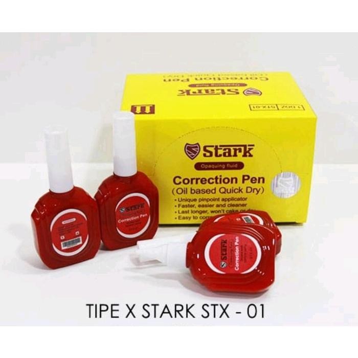 

[1 BOX] TIPE-X BESCO STARK ISI 12 PCS/ TIPEK CAIR HAPUS TINTA