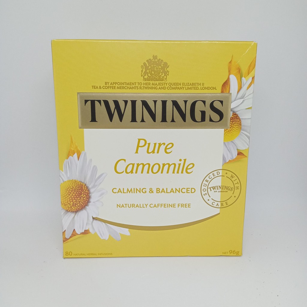 

Teh Twinings Pure Camomile Calming & Balanced 80 Bags 96 gr