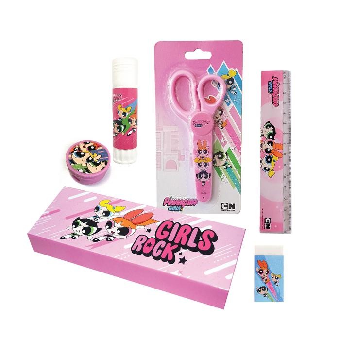 

Powerpuff Girls Stationery Set / Paket Alat Tulis Sekolah Kotak Pensil