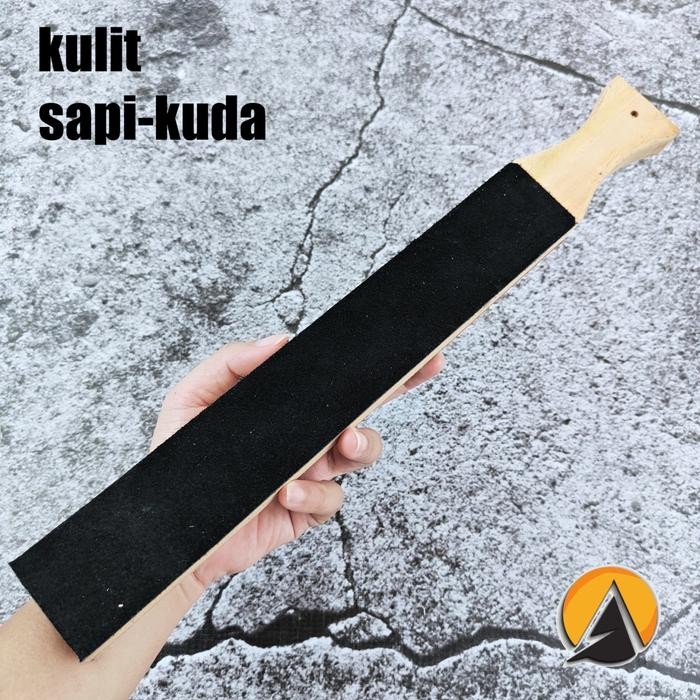 kulit stropping pisau kulit sapi kuda