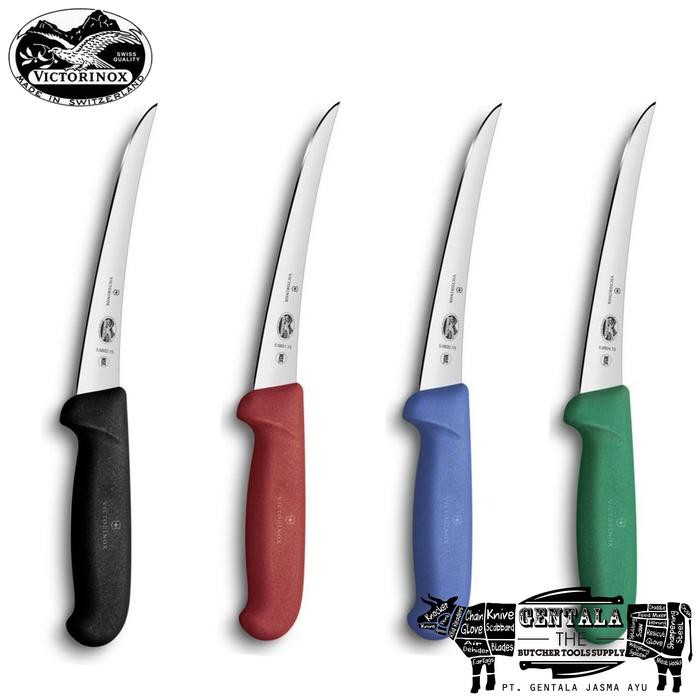 Pisau Boning Knife Victorinox Curved 15cm Fibrox