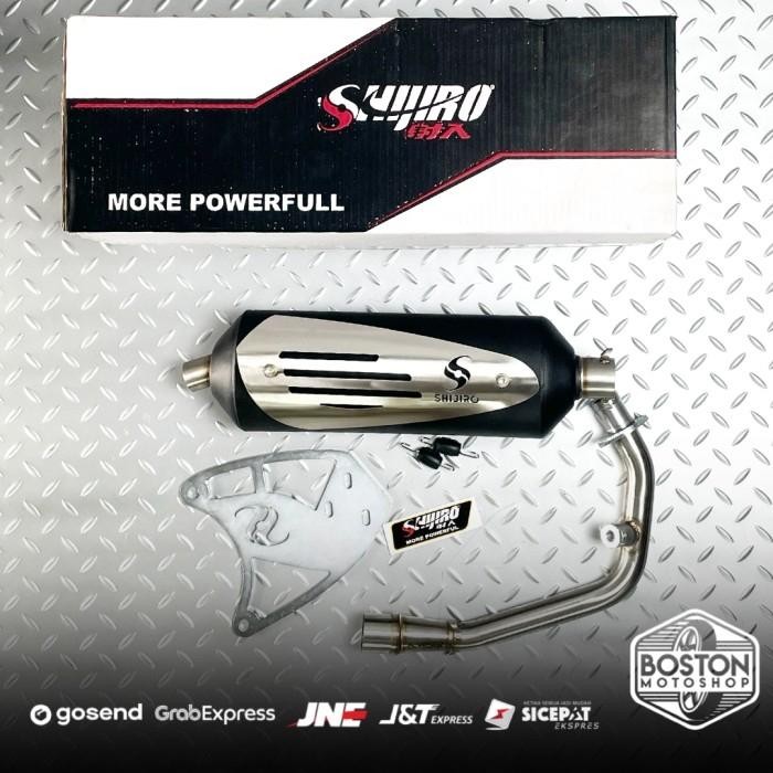 Knalpot Shijiro Standar Racing Vespa Sprint Primavera LX S