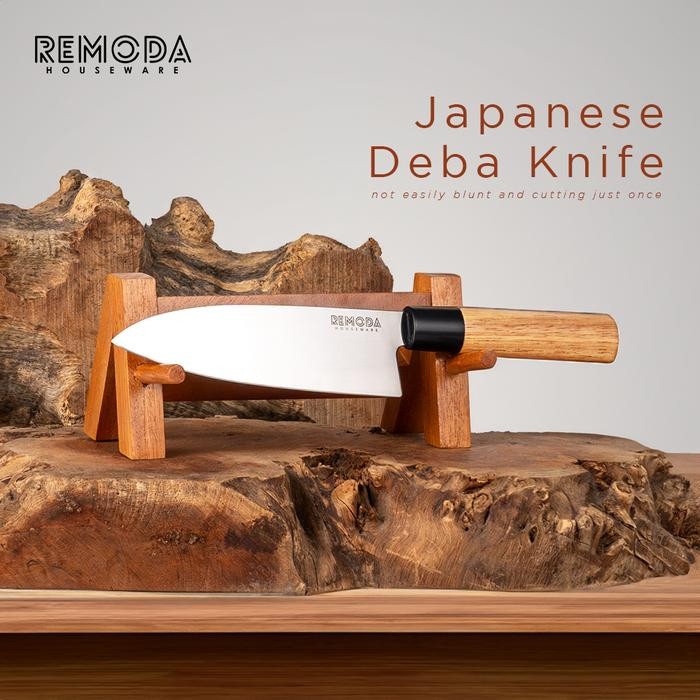Remoda Pisau Dapur / Pisau Chef / Pisau Jepang Model Deba 7"