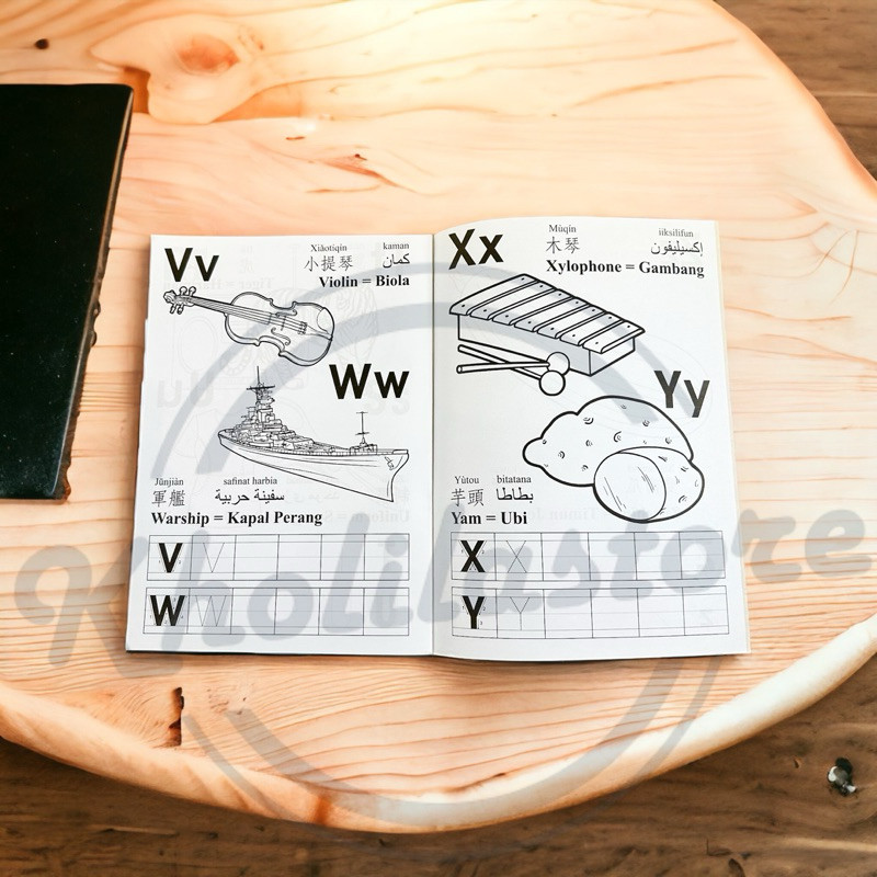 

Terbaru Buku Mewarnai Anak Dan Belajar Menulis Abjad Isi 8 Lembar Termurah