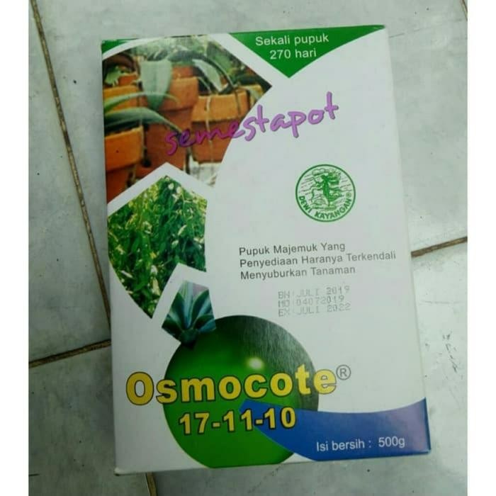 PUPUK OSMOCOTE DEKASTAR 17 11 10 500 GR, ASLI