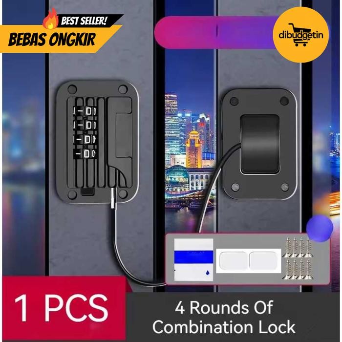 Kunci Kulkas Lemari Laci Baby Safety Lock Password 4 Digit - ZISHAN ZH20