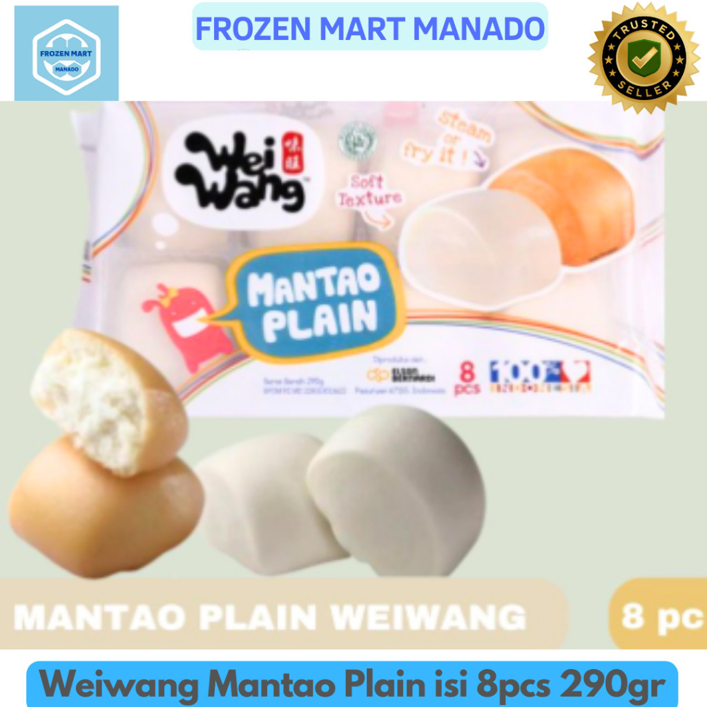 

Weiwang Mantao Plain isi 8pcs 290gr - Frozen Food Tomohon