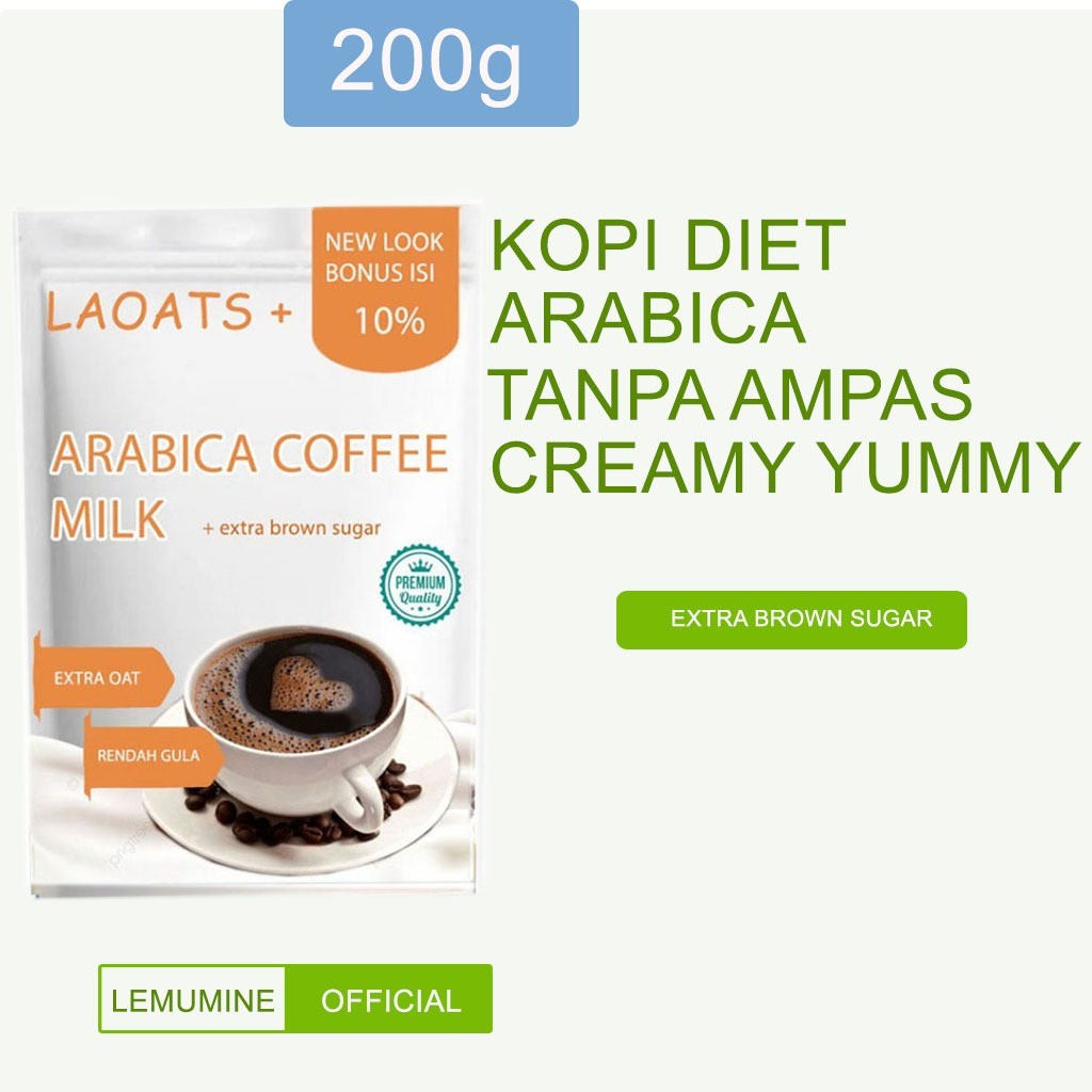 

PROMO Kopi Arabica Penurun Berat Badan Kopi Susu Gula Aren Minuman Susu Rendah Lemak Low Fat Milk