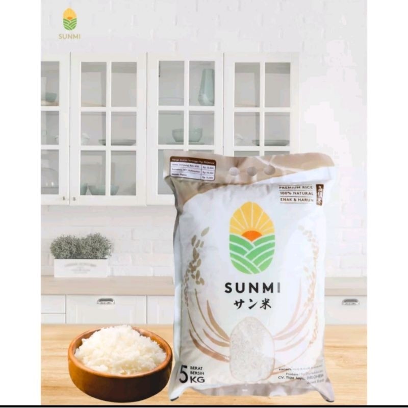 

BERAS SUNMI PREMIUM 5KG PULEN DAN WANGI