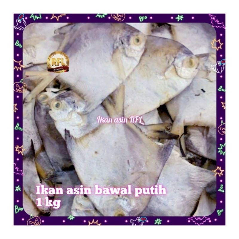 

Terlaris! Ikan Asin Bawal Putih Super 1 Kg
