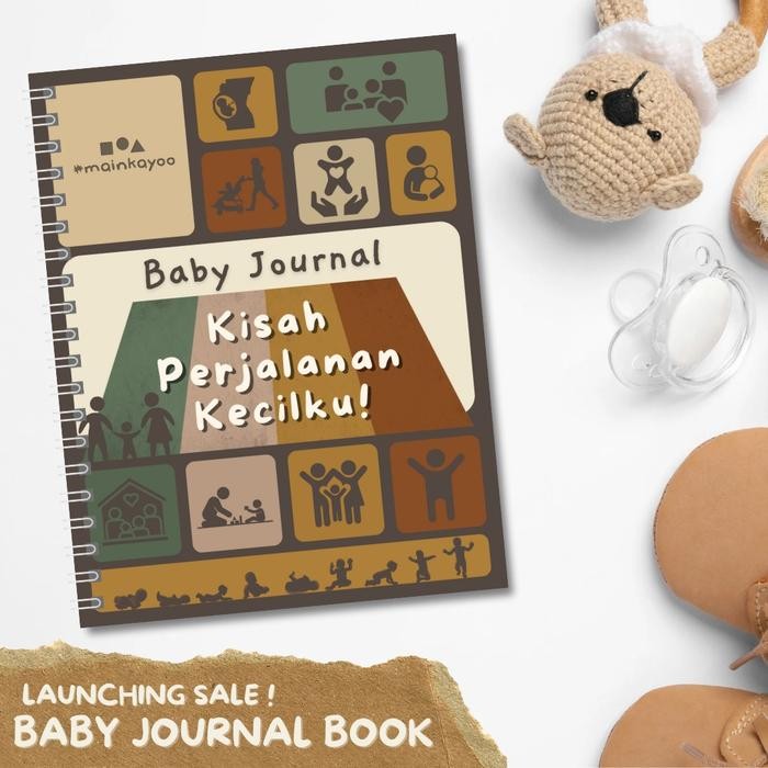 BABY JOURNAL BOOK - Buku Kisah Perjalanan Kecilku - Baby Diary #mainkayoo