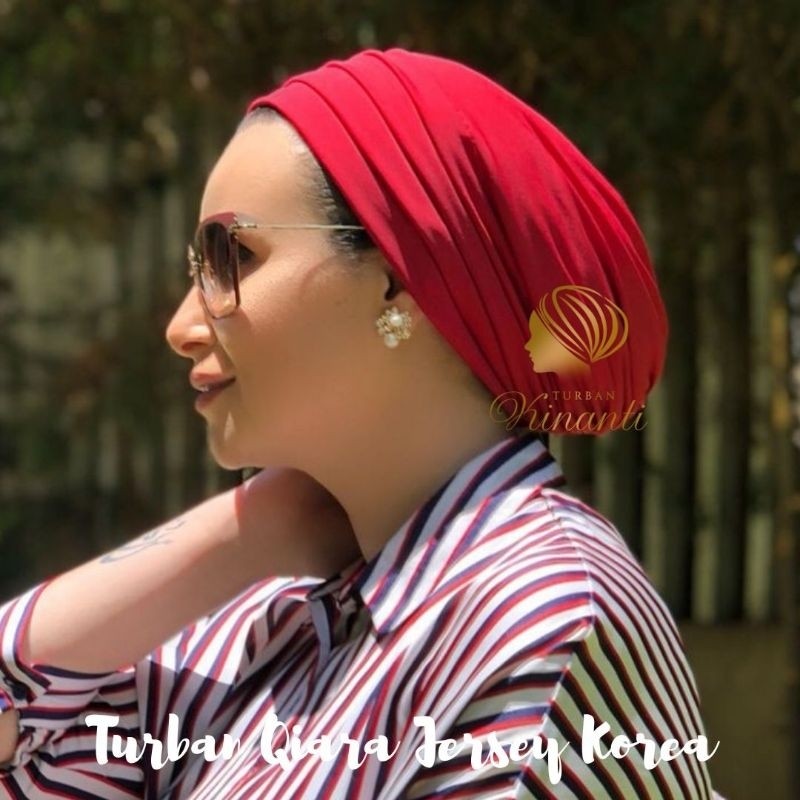 Turban Kinanti - Turban Instan Qiara Jersey Korea Premium - Part 1