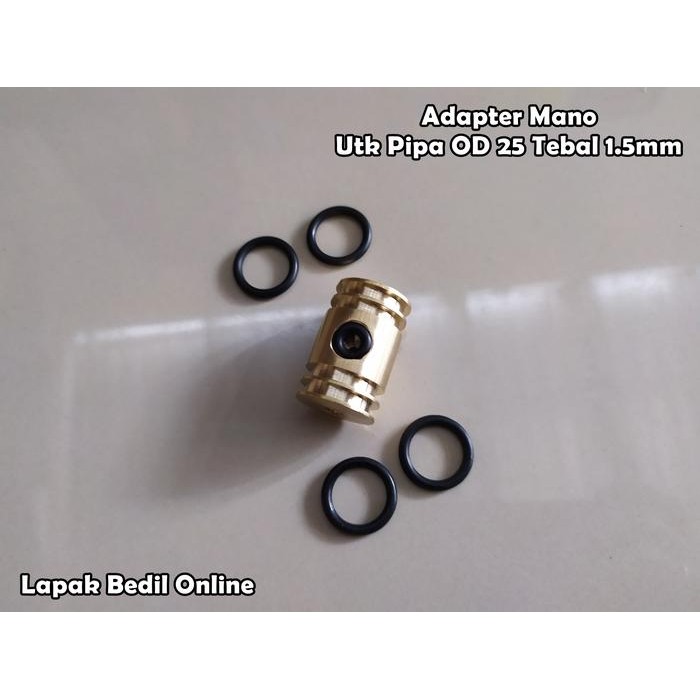 Adapter Penahan Manometer V2 UNTUK Tabung OD 25 Tebal 1.5mm Murah