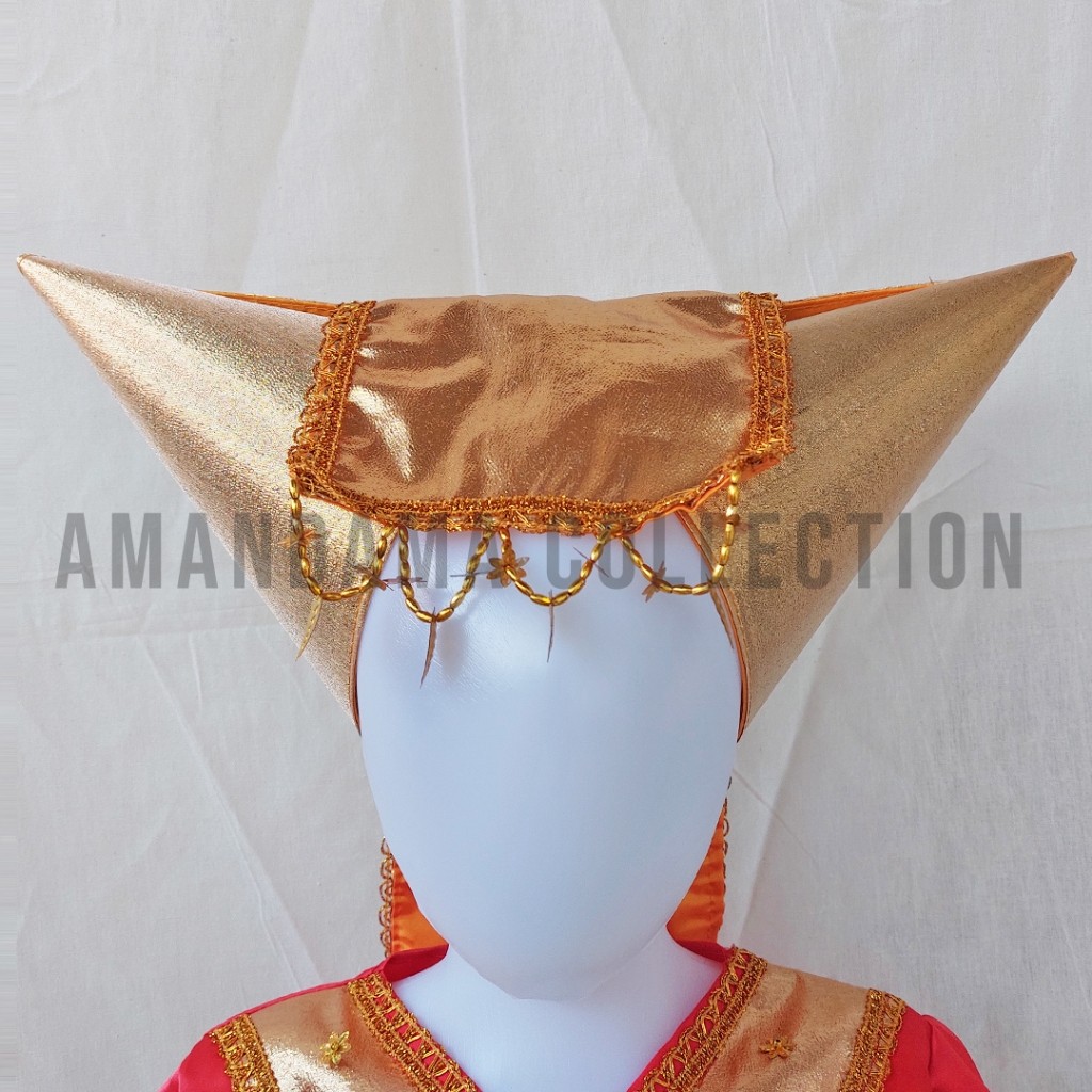 Tanduk Minang - Tanduk Tari Minang - Aksesoris Baju Adat Padang Perempuan - Aksesoris Kepala Tanduk