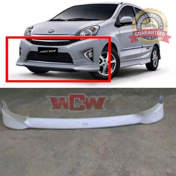 bodykit depan toyota agya 2014 2015 2016 2017 original copotan