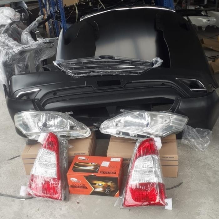 paket upgrade bumper bemper depan belakang Innova 2014 2015 fullset