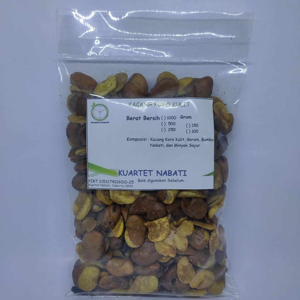 

Terlaris! 1gr Kacang Koro Kulit - Asin - Goreng