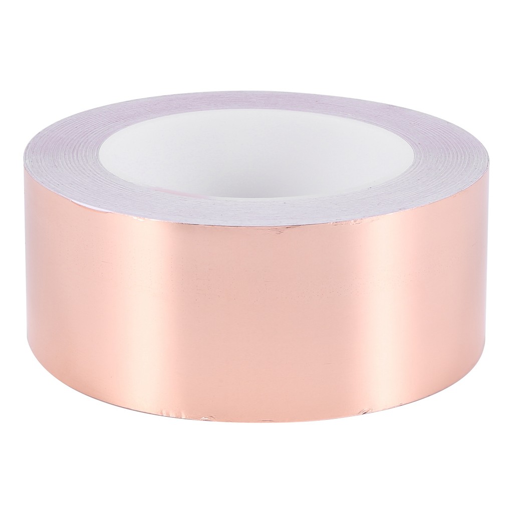 Copper Foil Tape 50mm x 30M for EMI Shielding Conductive Adhesive for Electrical Repairs,Snail Barri