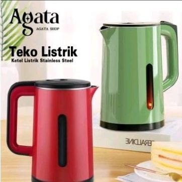 Teko Listrik Kettle Listrik Pemanas Air Ketel Ceret Air Panas Stainless Masak Air