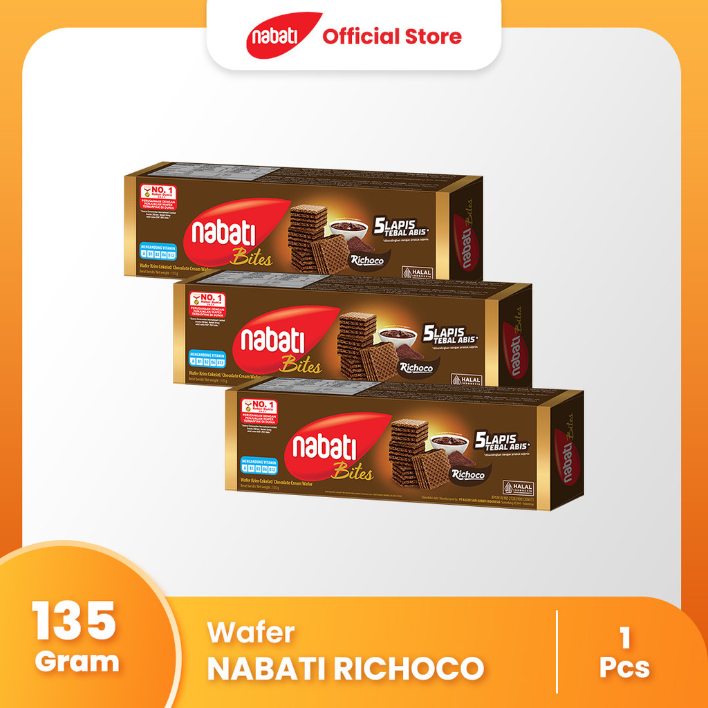 

NABATI Richoco 135g (PAKET ISI 3)