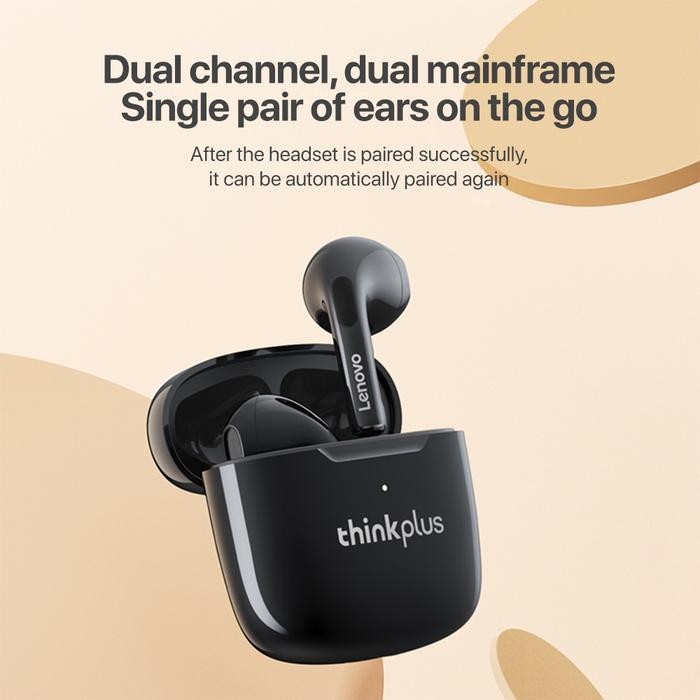 [+ Pouch] Thinkplus Lp1 Headset Earphone Earbuds Tws Bluetooth Wireless Sound Hifi Stereo Coil