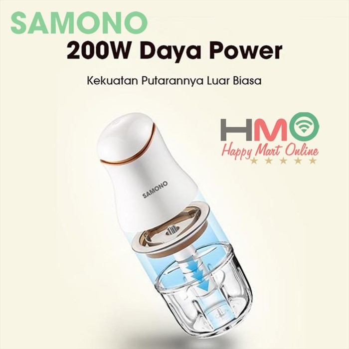 Chopper Samono Food Processor Mini Portable Blender SW099 SW-099