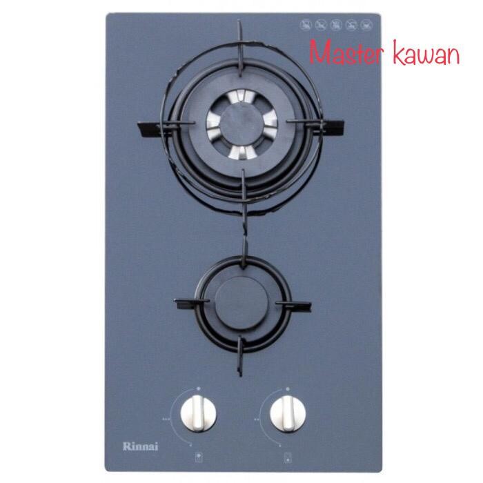Kompor Gas Tanam Rinnai Rb-312 N(Gb) /Rinai Rb 312Ngb / 2 Tungku