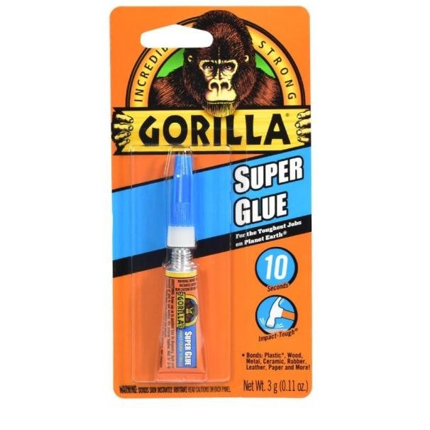 

Gorilla 3 gr Lem Super Perekat Lem Keramik Alat Penempel Serbaguna Wood Glue icky Liquid