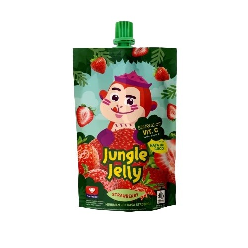 

Diamond Jungle Juice Jelly Strawberry 100 ml
