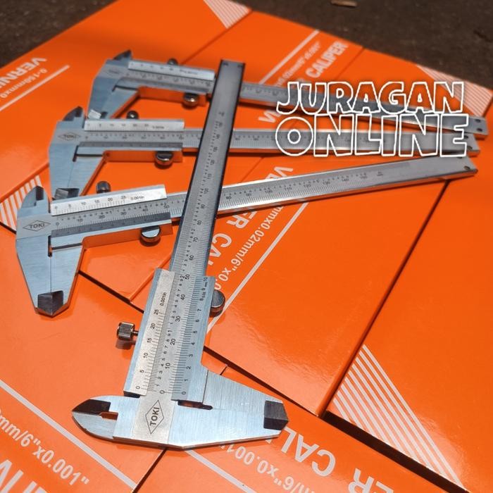 Vernier Caliper 6" 8" 12" Toki Sigmat Manual Sigmat Jangka Sorong Manual Toki