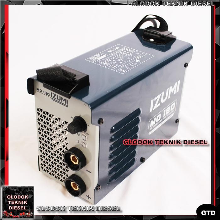 Izumi Mesin Las Max 120 A 900 Watt Terbaik Trafo Las Igbt Mma 120