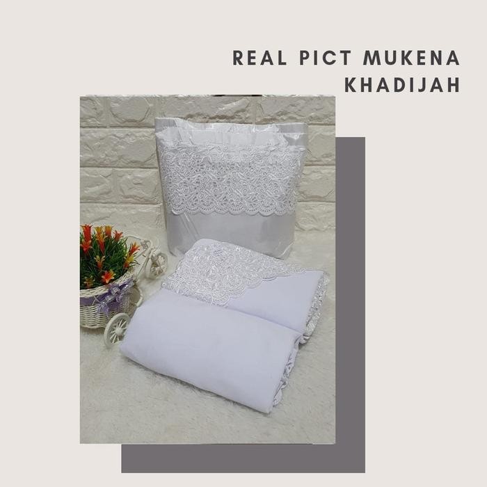 Mukena Siti Khadijah Pasteleena Putih
