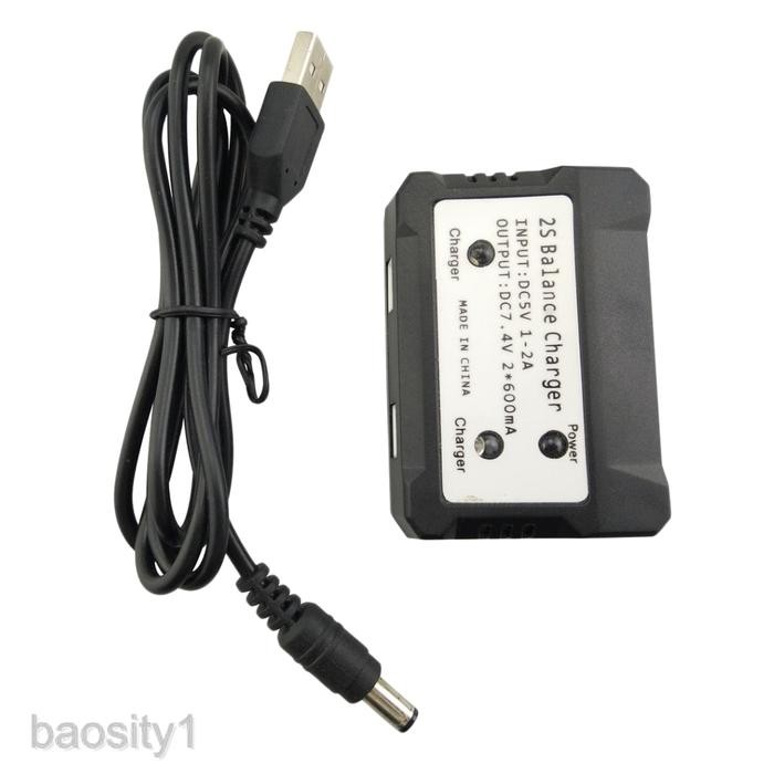 Charger Baterai Lipo Lipo Battery 2S 7.4V Wl Toys V666 V353 V913