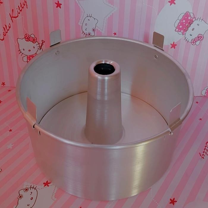 Loyang Chiffon Cake Lurus Ukuran 16 18 20 22 24 cm Tinggi 10 cm loyang & cetakan kue
