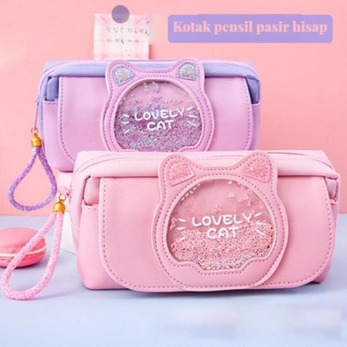 

TAS PENSIL MULTIFUNGSI KOTAK PENYIMPANAN LUCU TAS PENSIL HEWAN PASIR HISAP KARTUN