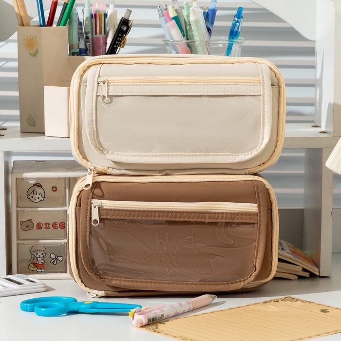 

TEMPAT PENSIL AESTHETIC KOREA CUTE PENSIL CASE ANAK ATK SEKOLAH KULIAH KANTOR KERJA STATIONERY