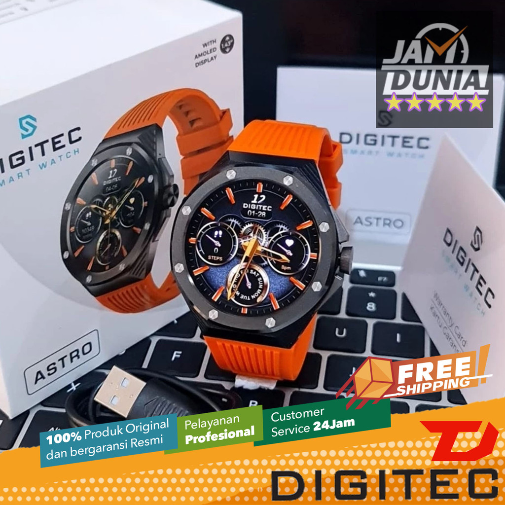 JAM SMARTWATCH PRIA DIGITEC ORIGINAL JAM SMARTWATCH DIGITEC ASTRO ORANGE JAM PRIA JAM SMARTWATCH DIG