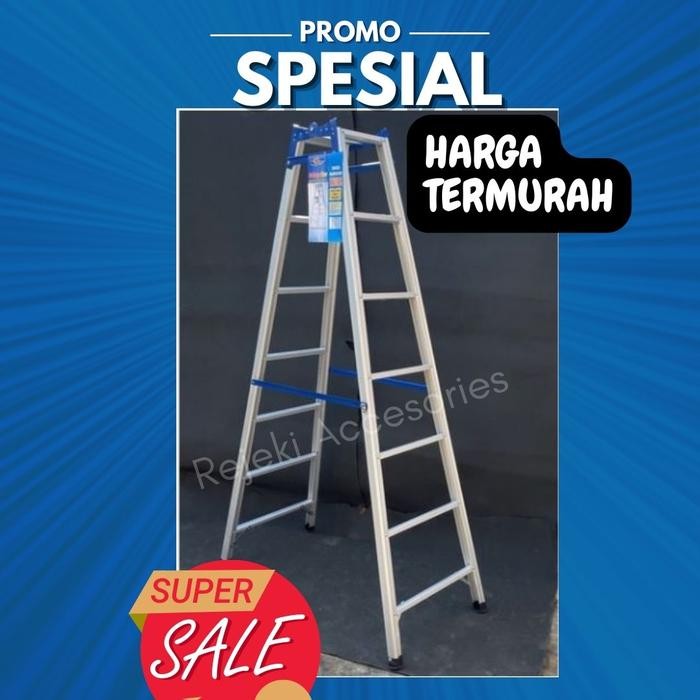 Tangga Lipat Aluminium 175 cm/ 1,75 Meter