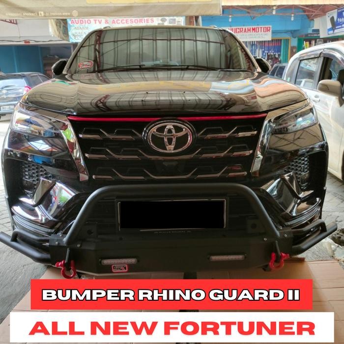 PREMIUM Tanduk Depan Pengaman Bumper Guard Rhino Towing All New Fortuner VRZ Besi