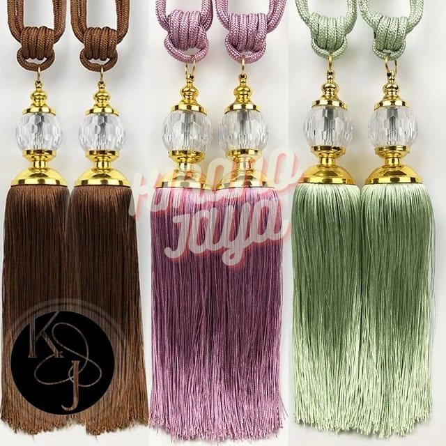 PREMIUM MB TALI GORDEN MEWAH - TASSEL GORDEN - PENGIKAT GORDEN TALI GORDEN CRYSTAL HIASAN GORDEN