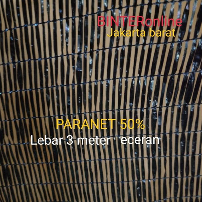 PREMIUM paranet 50% lebar 3 meter
