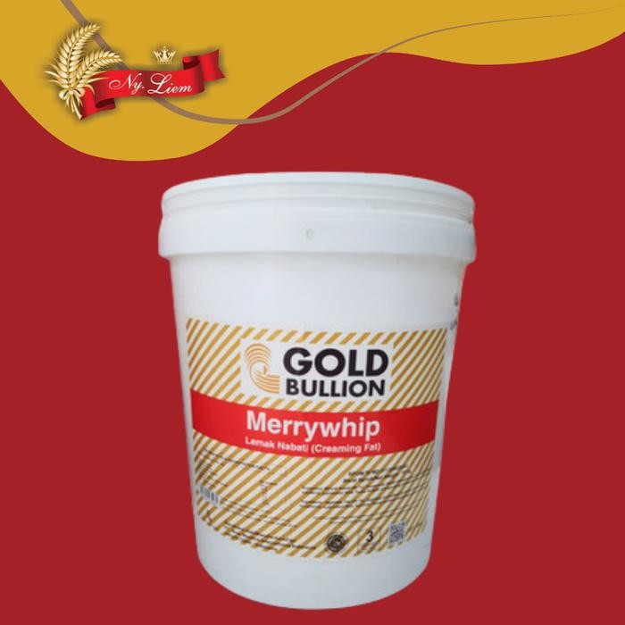 

GOLD BULLION Merrywhip Lemak Nabati / Creaming Fat 16kg
