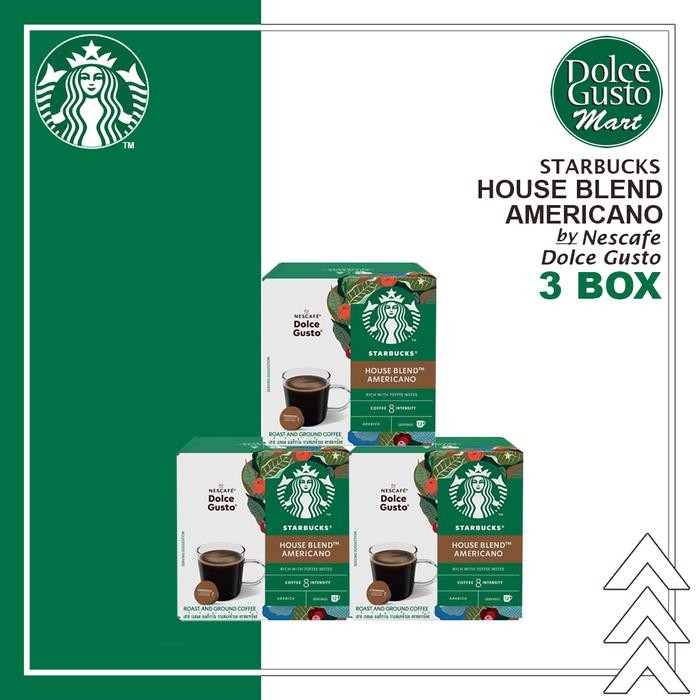 

Starbucks Capsule By Nescafe Dolce Gusto Americano House Blend 3 Box
