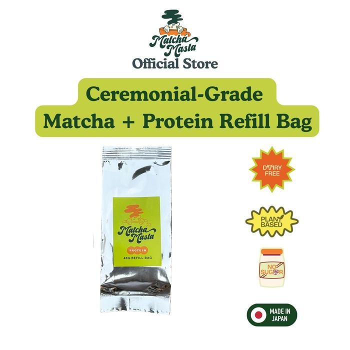 

Matcha Masta Matcha + Protein Refill Bag (40g)